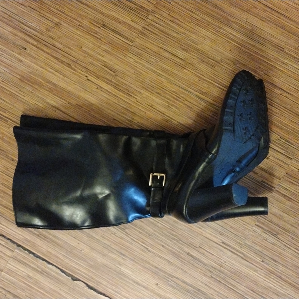 Black Chaps boots size 10